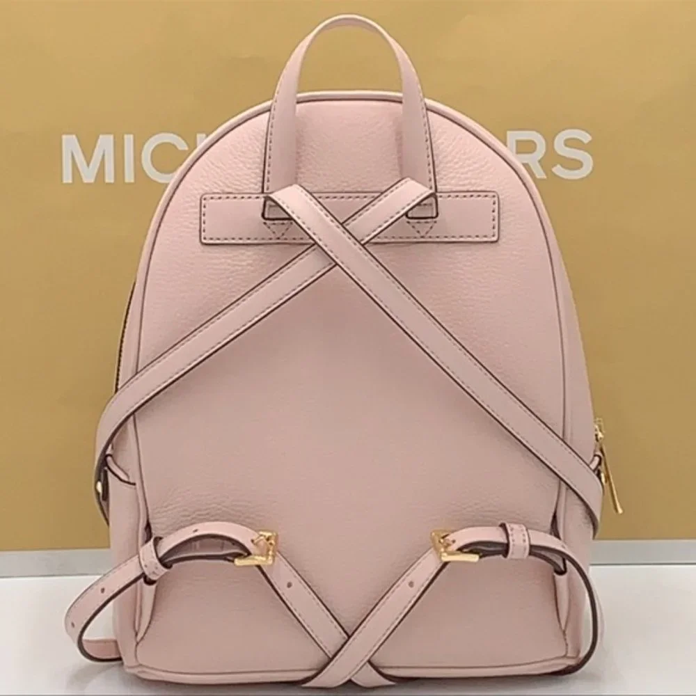 Michael Kors Adina Medium Backpack Leather Powder Blush - Picture 7 of 16